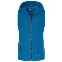 Mufflon - Women's Momo - Chaleco de lana merina size XS, azul