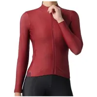 Castelli - Women's Espresso Thermal 2 Jersey - Maillot de ciclismo size S, rojo
