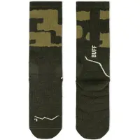Buff - Merino Mw Crew Socks - Calcetines de trekking size 39-41, oliva