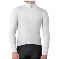 Castelli - Competizione Thermal L/S Jersey - Maillot de ciclismo size M, gris