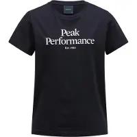 Peak Performance - Kid's Junior Original Tee - Camiseta de manga corta size 150, negro
