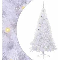 Syfax Árbol de Navidad artificial con 300 LED 210 cm PVC y Acero