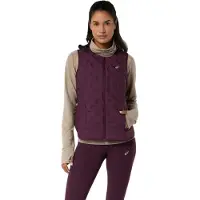 Asics - Women's Nagino Run Padded Gilet - Chaleco de running size L, morado