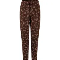 Hunkemoller Pantalón de pijama crema / marrón / oliva / rosé