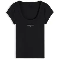 Tommy Hilfiger Camiseta negro / blanco