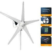 OEM Generador eólico, producción de energía eficiente, construcción duradera, sistema autónomo, modelo 1-b, 3000W, 48V