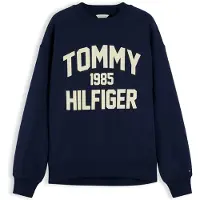 Tommy Hilfiger Sudadera 'VARSITY' ecru / navy