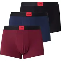 HUGO Calzoncillo boxer 'GALAXY' marino / burdeos / negro