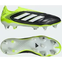 Adidas adidasBota sin cordones Copa Pure 3 Elite para césped natural húmedo 48 2/3 Core Black / Cloud White / Lucid Lemon Unisex