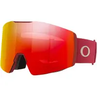Oakley - Máscaras de esquí - Fall Line L Iron Red Prizm Torch Iridium - Rojo