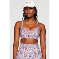 Fabletics Sleek Seamless Low Impact Bra Cosmic Splatter Talla: XS REG | Sujetadores Deportivos Outlet | Mujer