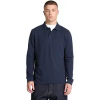 Timberland Oyster River Chest Logo Ls Polo Regular Dark Sapphire Talla: XXL | Manga Larga Outlet | Hombre | Azul