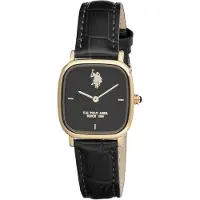 U.S. POLO ASSN. Reloj analógico 'Blair' negro