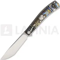 Rike Knife Navaja Frame Lock Engraved M390