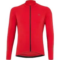 Löffler - Bike L/S Jersey Skys Merino Mid - Maillot de ciclismo size 52, rojo