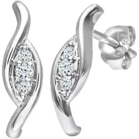 Diamant L'Eternel Pendientes plata