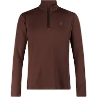 Protest - PRTRewill 1/4 Zip Active Top - Camiseta de manga larga size S, marrón