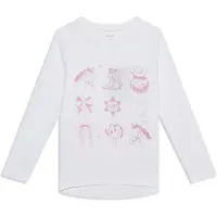 Name it Camiseta 'NKFVIX' altrosa / blanco