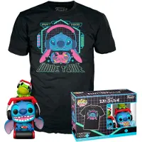 Funko POP! Camiseta De Manga Corta Disney Stitch Gamer With Frog