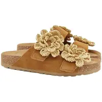 Desa Zapatos abiertos 'Folien' marrón castaño