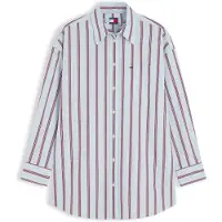 Tommy Hilfiger Blusa 'Essential' azul claro / lila / rojo