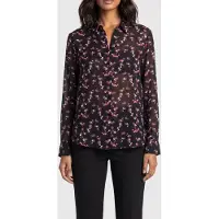 The Kooples Long-sleeved Shirt W Classic Collar Black Talla: 34 | Manga Larga Outlet | Mujer | Negro
