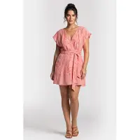 Iro Paris Fabiana Dress Coral Pink Talla: 38 | Mini Vestidos Outlet | Mujer | Naranja
