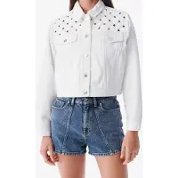 Iro Paris Ubaldo Outerwear Optical White Talla: 36 | Chaquetas Vaqueras Outlet | Mujer | Blanco