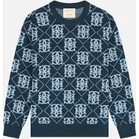 In Gold We Trust The Goetsch Navy Talla: L | Sudaderas con Capucha Outlet | Unisex | Azul