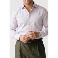Calvin Klein Slim Collar Shirt Light Tan Talla: 38 | Camisas de Trabajo Outlet | Hombre