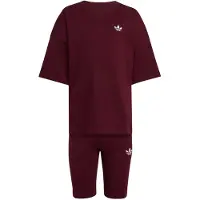 Adidas Originals adidasCONJUNTO DE CAMISETA Y PANTALÓN CORTO DE CICLISMO 122 Maroon Niño