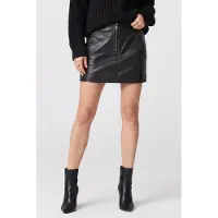 The Kooples Short Leather Skirt With Studded Details Black Talla: 34 | Mini Faldas Outlet | Mujer | Negro