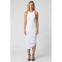 Iro Paris Debbie Dress White Talla: XS | Vestidos Midi Outlet | Mujer | Blanco