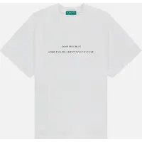 In Gold We Trust The Watch White Talla: S | Camisetas de Seda Outlet | Unisex | Blanco