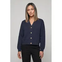 Karl Lagerfeld Elevated Sweat Cardgian Evening Blue Talla: S | Cárdigan Outlet | Mujer | Azul