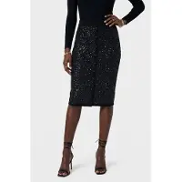 The Kooples Long Sequin Skirt Black Talla: 34 | Faldas Midi Outlet | Mujer | Negro
