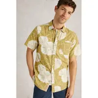 White Stuff Finsbury Floral Printed Shirt Green Print Talla: S | Camisas Casuales Outlet | Hombre | Verde