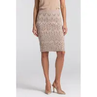 Guess Marciano GUESS Billie Monogram Skir Geom M Buff Taupe /d Talla: XL | Faldas Midi Outlet | Mujer | Negro