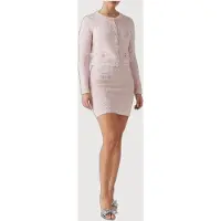 Guess Marciano GUESS Eco Dorothy Skirt Swtr Pink And White Combo Talla: S | Mini Faldas Outlet | Mujer | Rosa