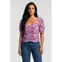 Iro Paris Nunila Top Multico Pink Talla: 36 | Blusas Outlet | Mujer | Rosa