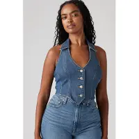 Levi's Bria Denim Corset Talla: XS | Blusas Outlet | Mujer | Azul
