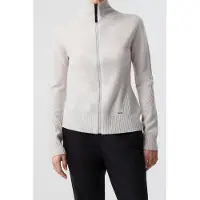 AlphaTauri Fehca V1.y8.02 Flat-knit-jacket Off White Talla: XS | Cárdigan Outlet | Mujer | Blanco
