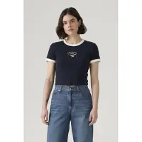 Levi's Graphic Mini Ringer Tee Multicolor Eagle Talla: S | Camisetas de Seda Outlet | Mujer