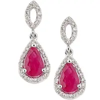 Diamant L'Eternel Pendientes plata