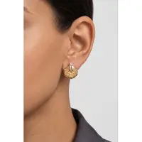 Purelei Small Shell Ohrringe Gold Talla: OS | Pendientes Outlet | Mujer | Amarillo