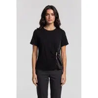Karl Lagerfeld Karl Pin T-shirt Black Talla: XS | Camisetas de Seda Outlet | Mujer | Negro