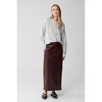 Shoeby La-sbvegan Leather Skirt Darkred Talla: M | Faldas Maxi Outlet | Mujer