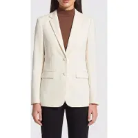 The Kooples Straight Suit Jacket Ecru Talla: 36 | Blazers Outlet | Mujer | Marrón