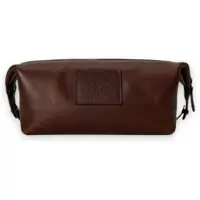 Ralph Lauren para hombre. 405P16229001 Neceser de piel Heritage marrón (OSFA), Casual, outlet 2026.