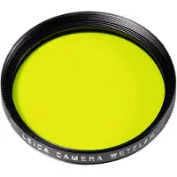 Leica 13073 Filtro Amarillo E49 negro